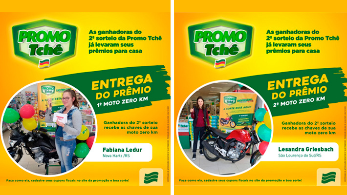 Mais duas Ganhadoras da Promo Tchê 2022