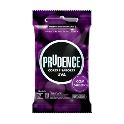 Prudence Preservativo Cores e Sabores 3 Unid.