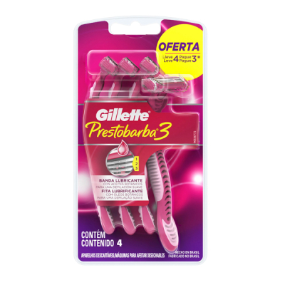 Prestobarba 3 Aparelho de Depilar Feminino