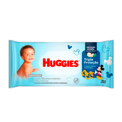 Huggies Toalhas Umedecidas Tripla Proteção