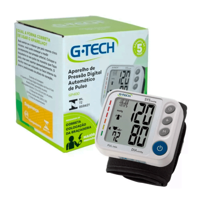 G-Tech Aparelho de Pressão Digital de Pulso