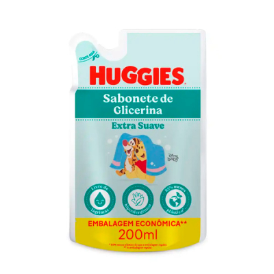 Huggies Sabonete Líquido Refil 200ml