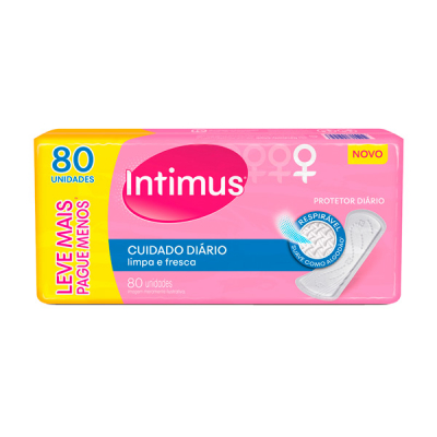 Intimus Absorvente Protetor Days 80 Unid.