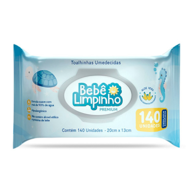 Bebê Limpinho Toalhas Umedecidas