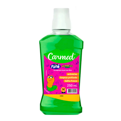 Carmed Enxaguante Bucal Com Fluor 250ml