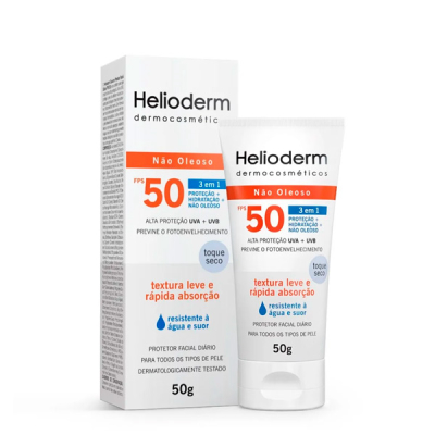 Helioderm Protetor Solar Facial FPS50