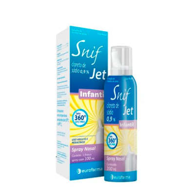 Snif Jet 0,9% Cloreto de Sódio Spray Nasal Infantil