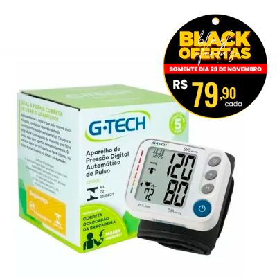 G-Tech Aparelho de Pressão Digital de Pulso GP400