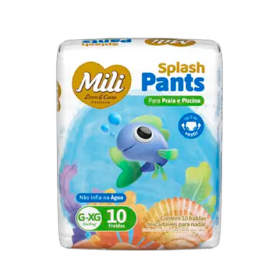 Mili Fralda Love&Care Splash Pants 10 Unid.