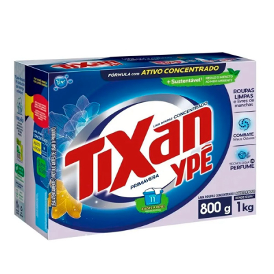 Tixan Ipê Lava Roupas Pó 800g