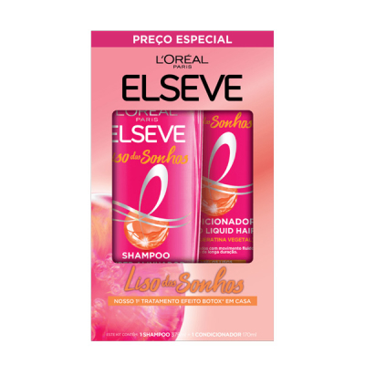 Kit Elseve Shampoo 375ml + Condicionador 170ml
